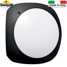 Φωτιστικό Απλίκα με ντουί E27 Ρητίνης Μαύρο IP66 Fumagalli Stucchi